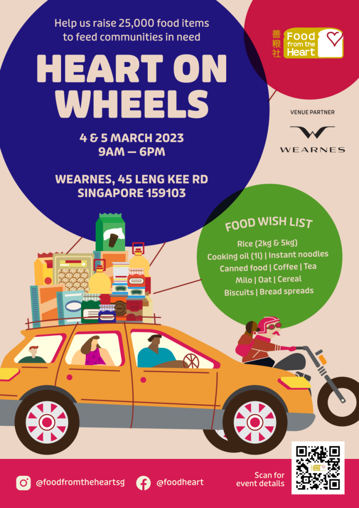 Heart on Wheels Food Donation Drive